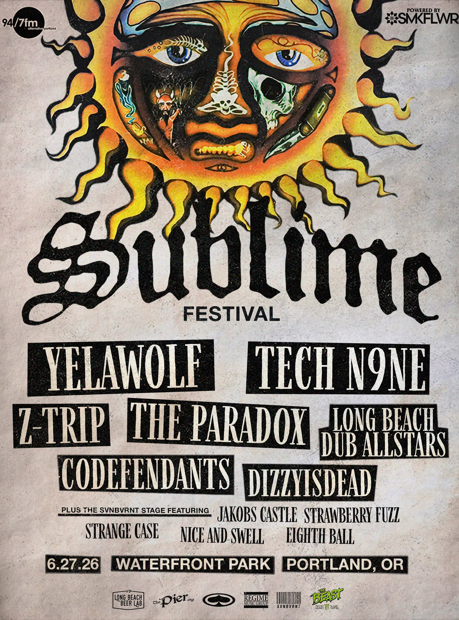 Sublime Festival - June 27th 2026 - Portland, OR